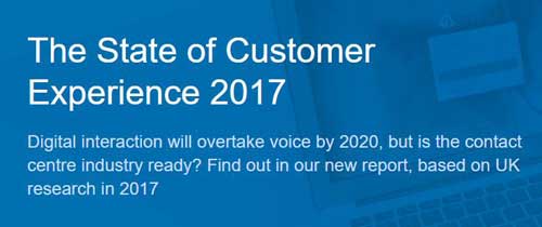 State of Customer Experience Report 2017