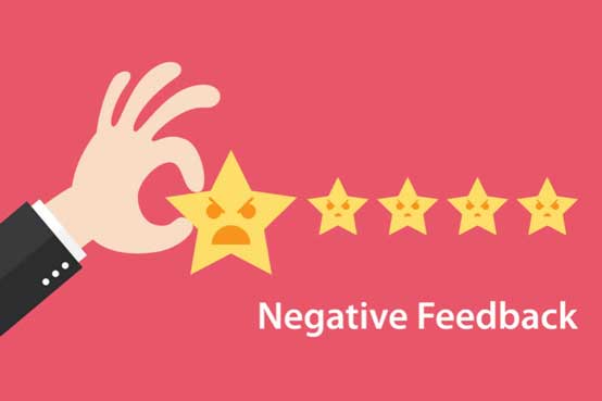 Dealing with poor customer feedback