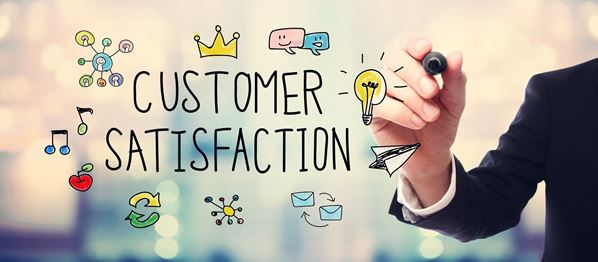 Customer satisfaction graphic