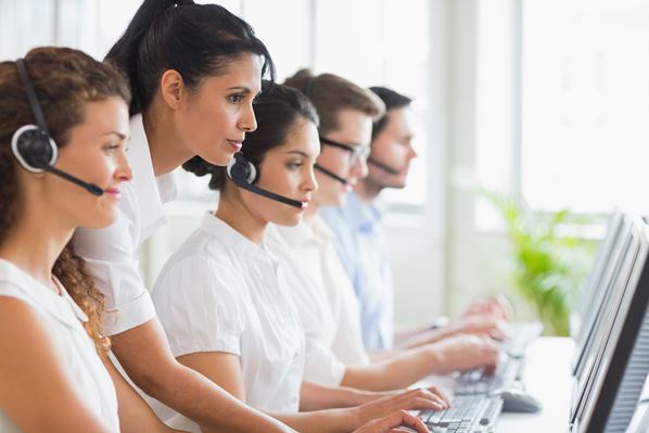 Outsourced Call Center in action
