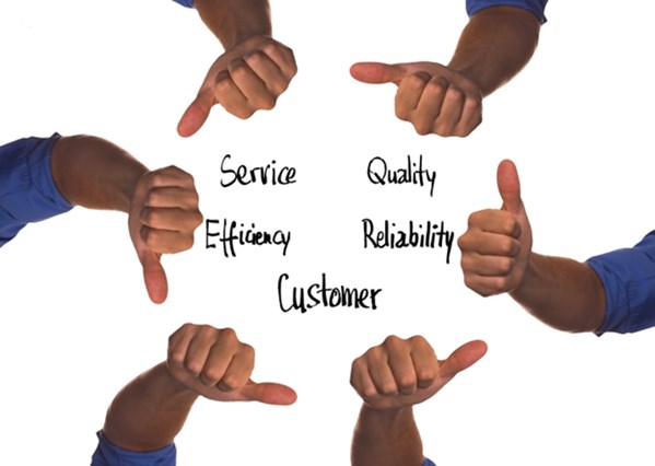 Thumbs up for service quality