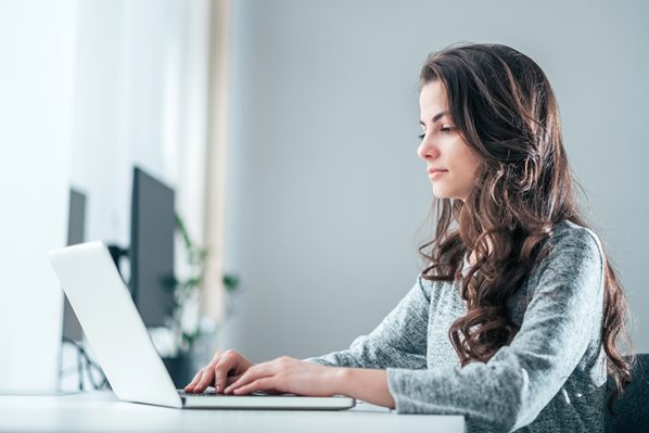 Women working on computer