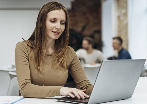 Women working in an office