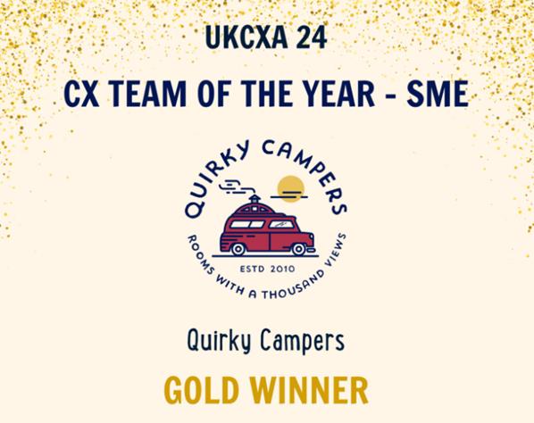 Quirky Ca,mpers CX Team of the Year Award