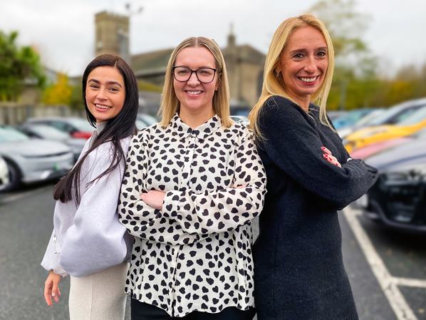 Three Ipswich wonder women as voted by their colleagues at UK Power Networks customer service centre