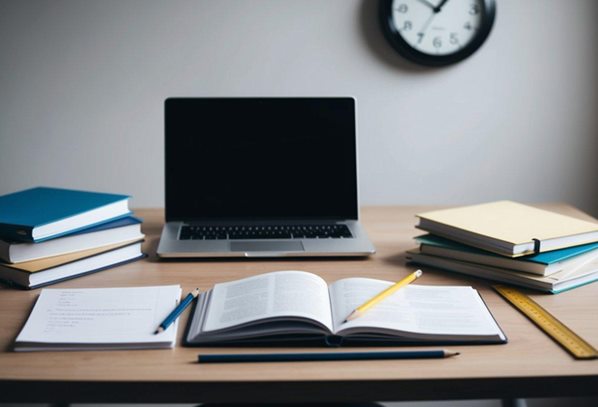 Study books and computer