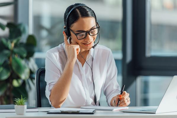 Translator working with headset