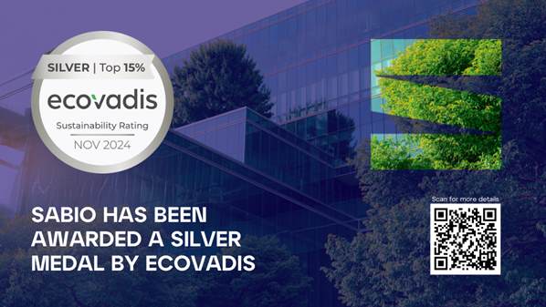 Sabio receive EcoVadis silver medal award