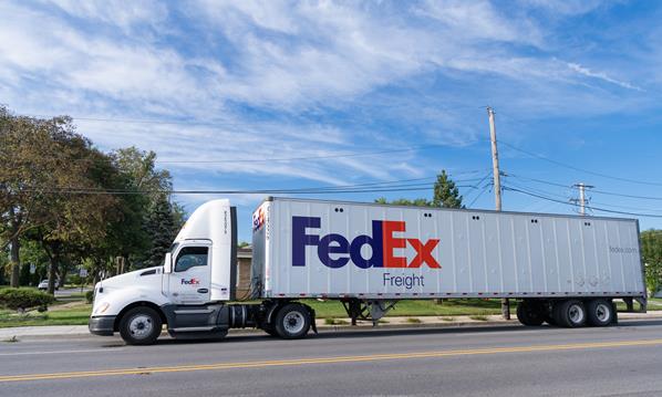 FedEx truck