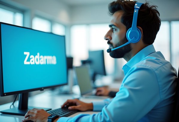 Zadarma customer support agent