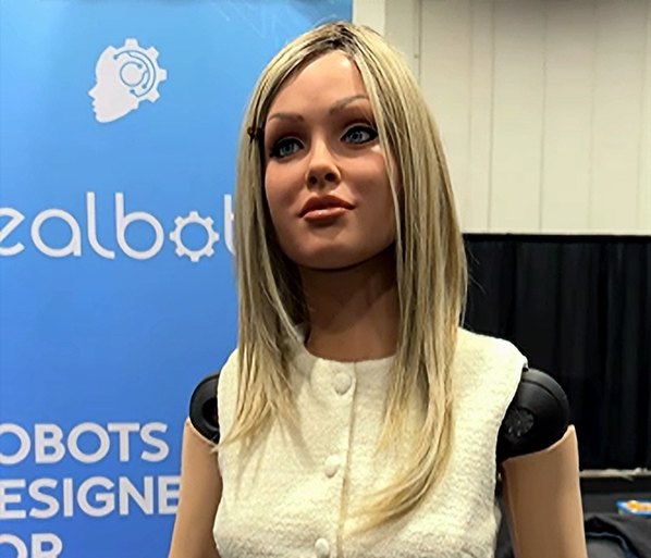 Realbotix customer service robot