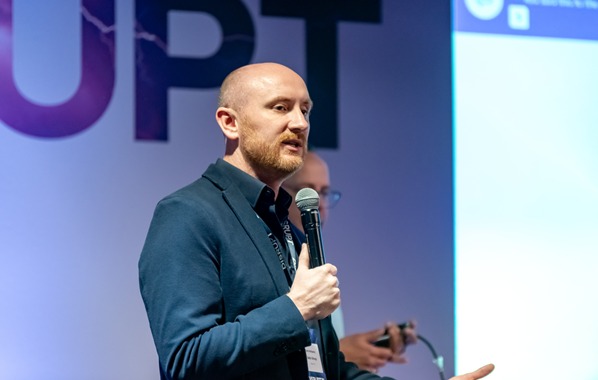 Kevin McGachy, Sabio speaking at Disrupt London '25