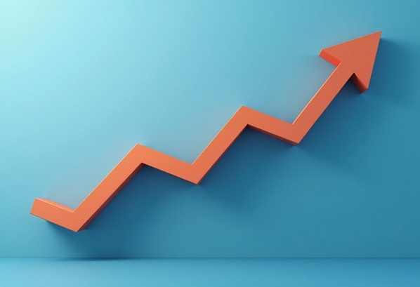 Upward arrow