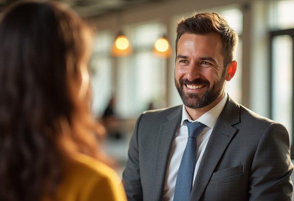 A pastor being interviewd for a job