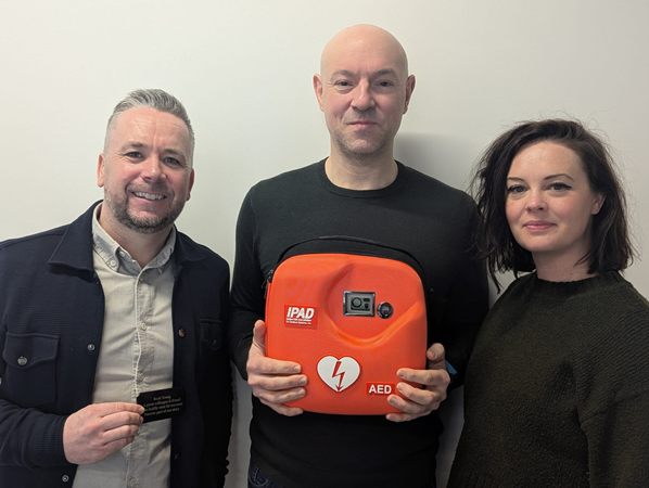 Donny Penman, Colin Milligan and Lucy Seymour of Sabio