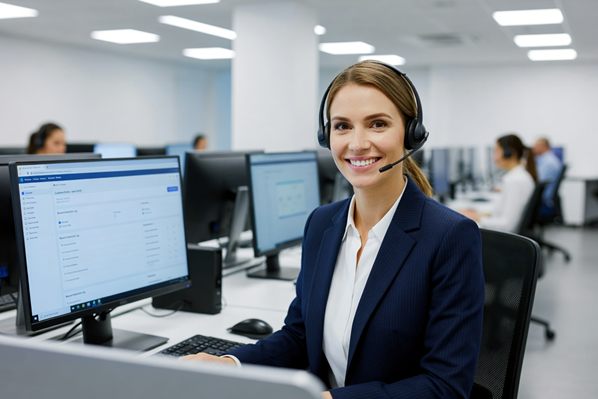 A contact center professional
