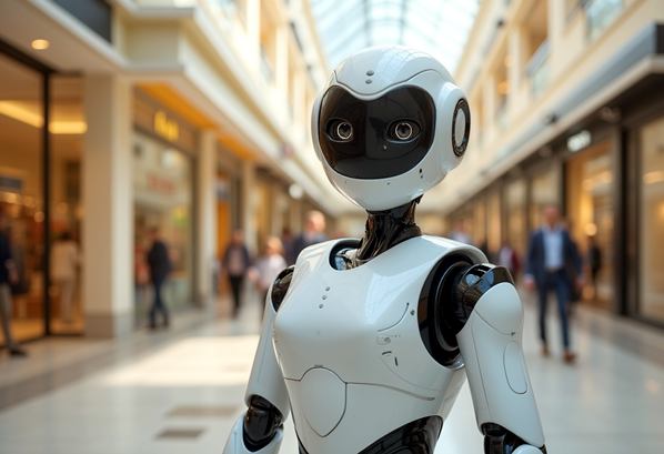 Customer service AI robot