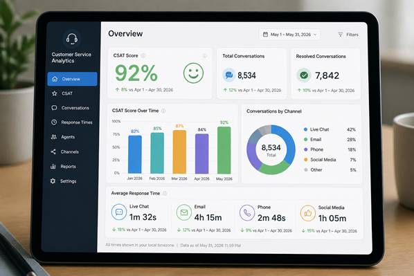 Customer analytics dashboard