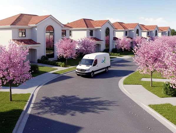 Delivery van