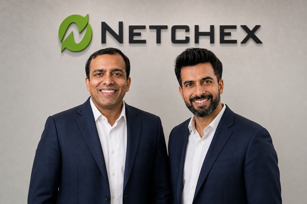 Netchex_Abhinav Agarwal (CEO) with Saurabh Nangia (CPO)