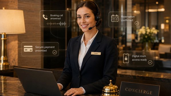 Chloe by SOTpay, Securafone AI Booking Concierge