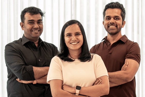 Echovane founders Himadri Roy, Smriti Gupta, Vipul Nair