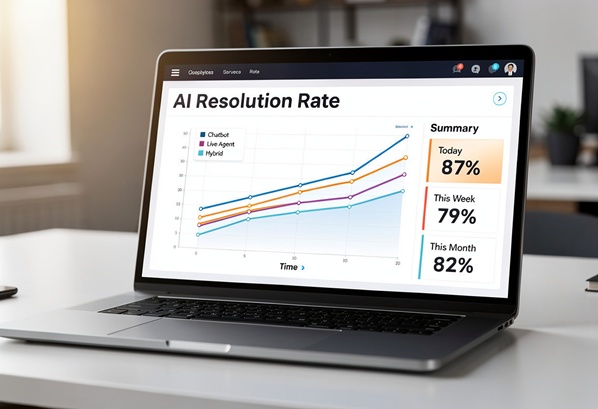 AI Resolution Rate graph